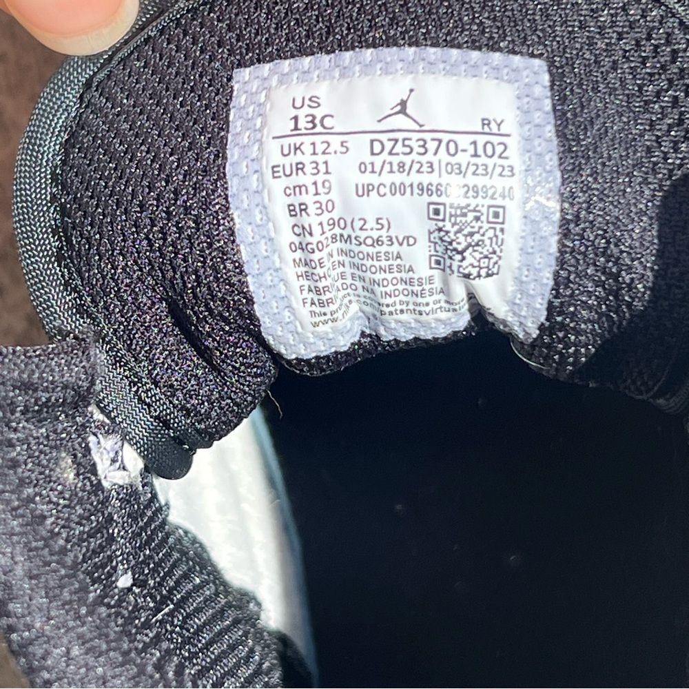 Air Jordan 1 Mid SE Sneakers Youth Kids 13 Shoes Brown Elephant DZ5370-102 - Picture 8 of 9